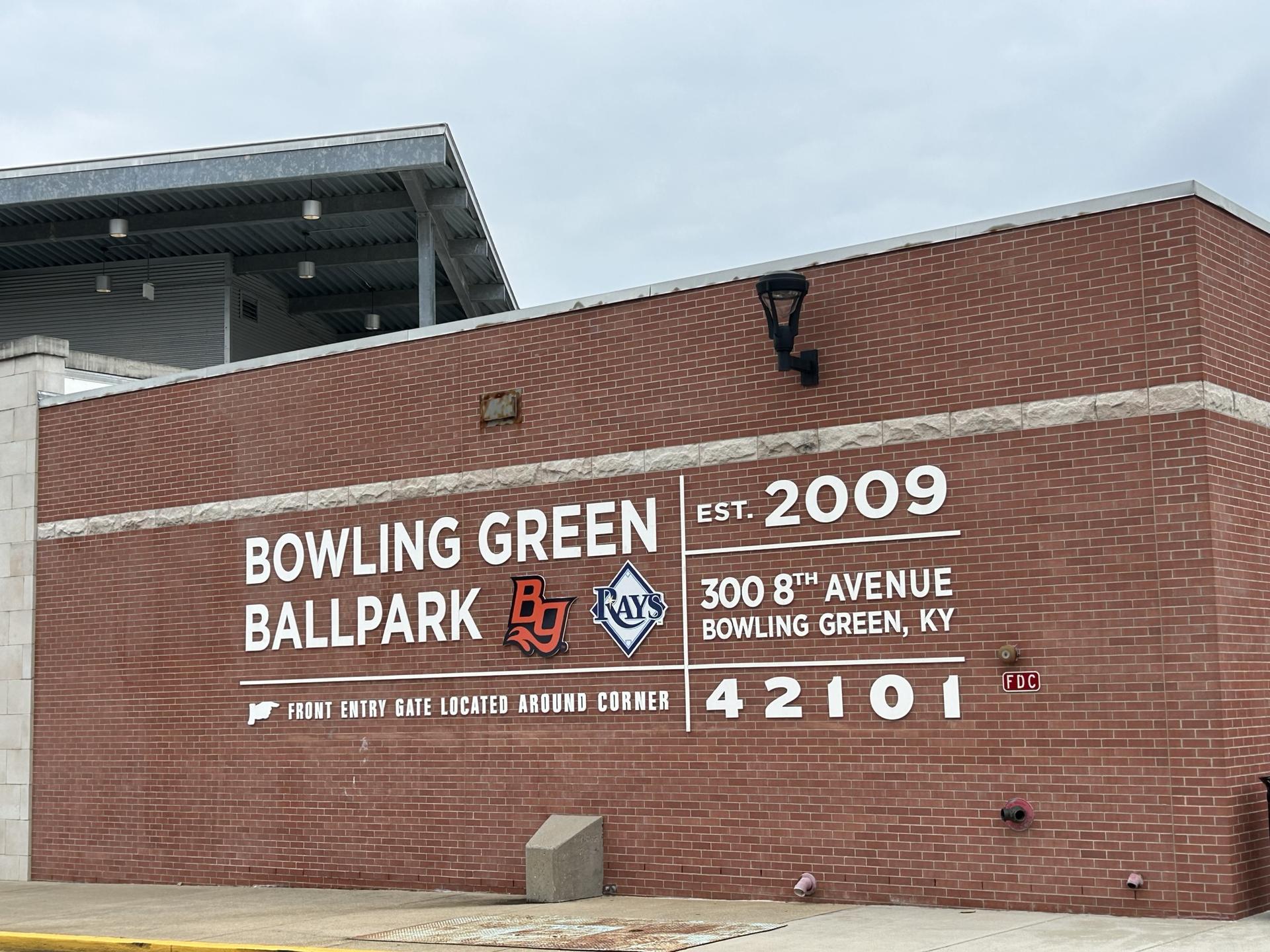 Bowling Green Ballpark from the outside