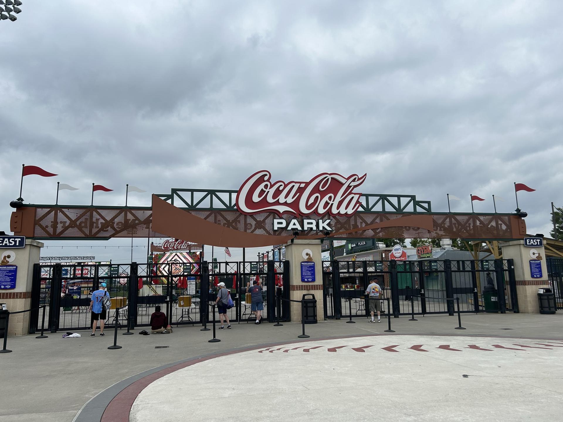 The exterior of Coca-Cola Park