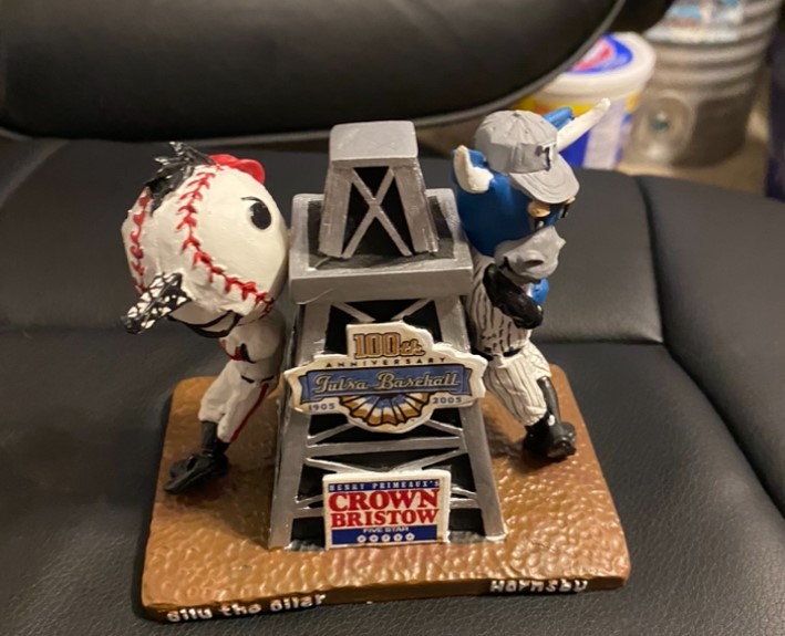 The Drillers' double bobblehead