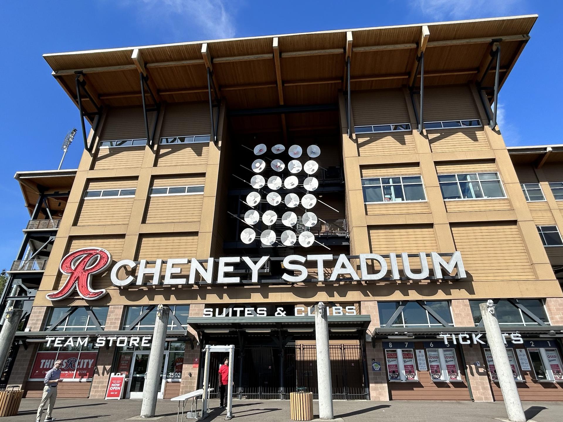 The Cheney Stadium exterior