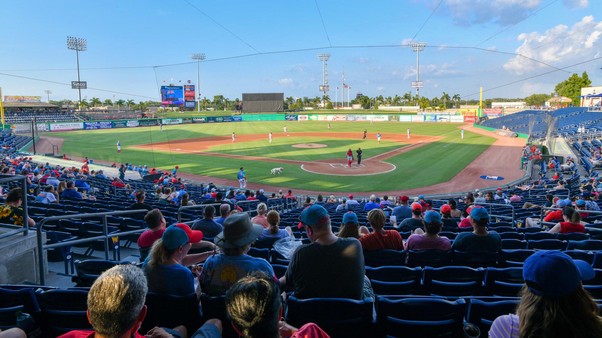 Baycare Ballpark, home of the Clearwater Threshers